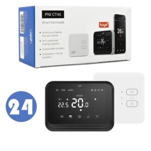 Bax mit 24 Stück PNI CT45 Smart-Thermostat