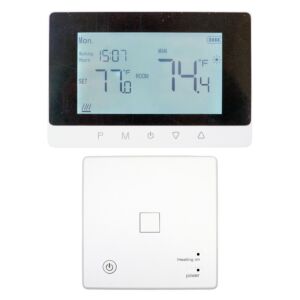PNI CT50S PRO drahtloser Smart-Thermostat mit WLAN für Heizsysteme, minimale Hysterese 0,1 °C, Steuerung über Tuya