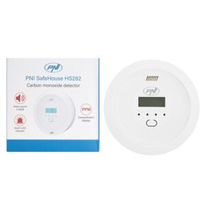 Kohlenmonoxid (CO)-Sensor PNI SafeHouse HS282 akustischer Alarm