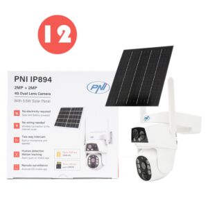 Box mit 12 Videoüberwachungskameras