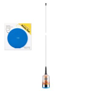 Paket CB PNI TRUCKER 9000 PL mit LED, Länge 140 cm, 26-28 MHz, 1000W mit klebrigem Pad Blue enthalten