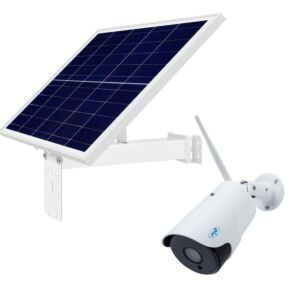 PNI IP52LR drahtlose Videoüberwachungskamera und PNI PSF6020A Photovoltaik-Solarpanel
