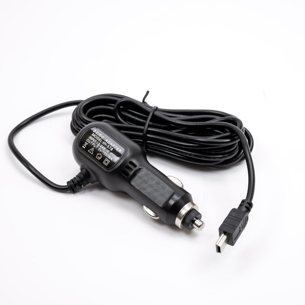 PNI KFZ-Ladegerät mit Mini-USB-Stecker 12V / 24V - 5V 1,5A, für
