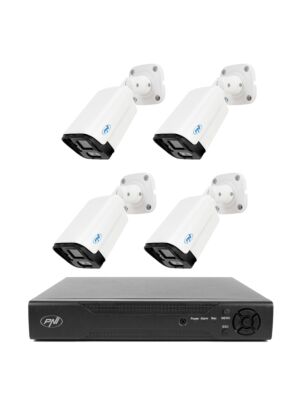 NVR PNI House IP716 Videoüberwachungspaket und 4 PNI IP125 Kameras mit IP, 5MP
