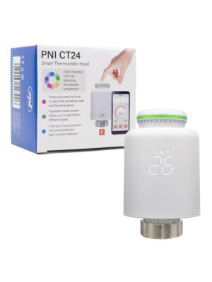 PNI CT24 intelligenter Thermostatkopf für Heizkörper, Tuya Smart-Mobilanwendung