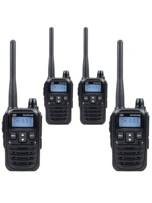 Set mit 4 tragbaren PNI DMR-Radiosendern