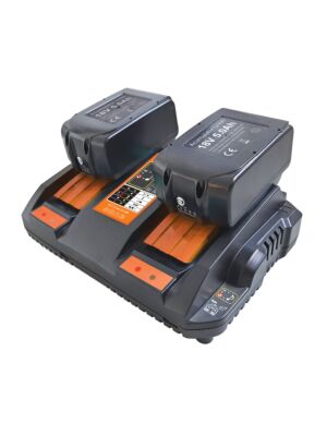Doppelbatterie-Ladegerät-Kit PNI DCH250, enthält 2 18-V-5-Ah-Batterien