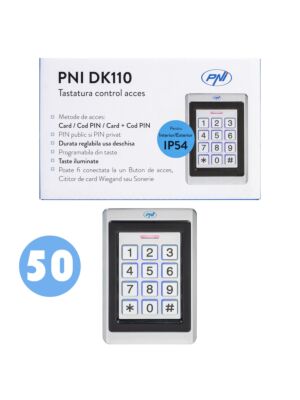 Schachtel mit 50 Stück PNI DK110 Zutrittskontrolltastatur