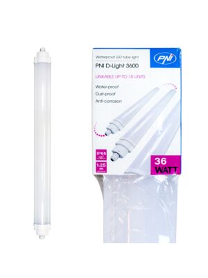 PNI D-Light 3600 LED Langfeldleuchte, 36W, 6500k, IP65 wasserdicht, mit Wasser-, Staub- und Korrosionsschutz, für 