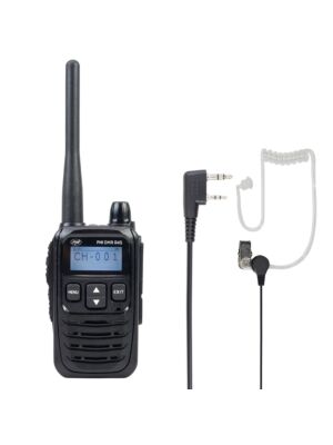 Paket Tragbares Funkgerät PNI DMR R45 digital und analog, 446 MHz + Headset mit Mikrofon PNI HS84
