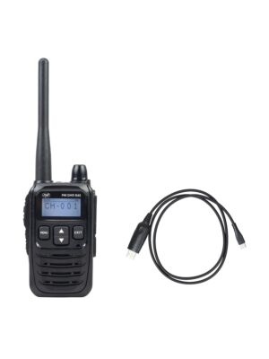 PNI DMR R45 Digital & Analog Portable Radio Station Package, 446MHz + PC-Programmkabel