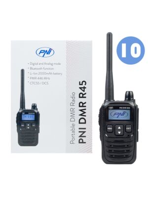 Schachtel mit 10 Stück PNI DMR tragbaren Funkgeräten