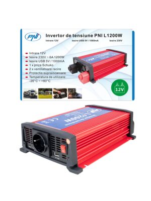 PNI L1200W 12V Netzteil Wechselrichter