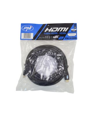 HDMI-Kabel PNI H1000 High-Speed 1,4 V, steckbar, Ethernet, vergoldet, 10 m