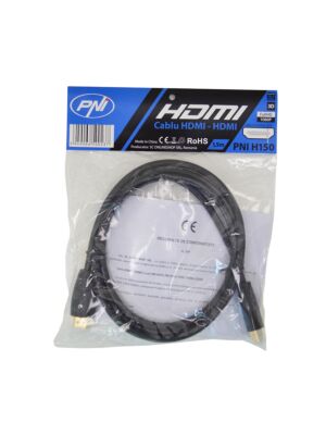 HDMI-Kabel PNI H150 High-Speed 1,4 V, steckbar, Ethernet, vergoldet, 1,5 m