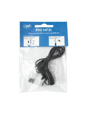 Headset mit Mikrofon PNI HF31 mit 2 Pins Typ PNI-M