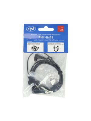 Headset mit Mikrofon und Akustikschlauch
