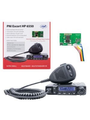 CB PNI Escort HP 6550 CB-Radiosender mit installiertem PNI ECH01