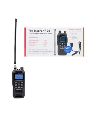 Tragbares CB-Funkgerät PNI Escort HP 92 ohne Ladegerät, Multistandard, 4 W, AM/FM, NRC, Dual Watch, Roger Beep, ASQ