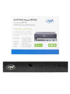 NVR POE PNI House IP710J, 10 Kanäle