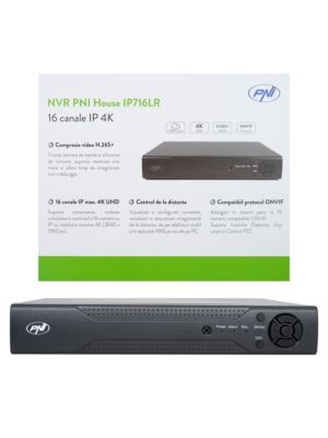 PNR House IP716LR NVR, 16 Kanal IP 4K, H.265