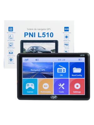 GPS-Navigationssystem PNI L510 5-Zoll-Bildschirm, 800 MHz, 256 M DDR3, 8 GB interner Speicher, FM-Sender