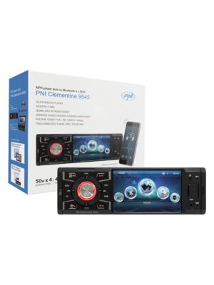 MP5-Player Clementine 9545 1DIN-Display, 4 Zoll, 50 W x 4, Bluetooth, UKW-Radio, SD und USB, 2 Cinch-Videoeingänge / -ausgänge