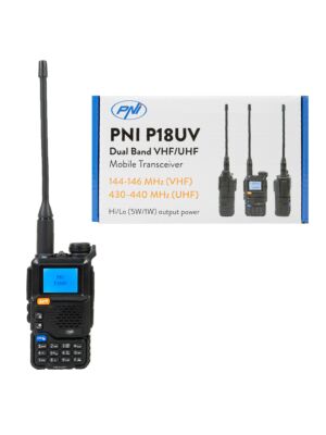 Tragbarer VHF/UHF-Radiosender PNI P18UV, Dualband