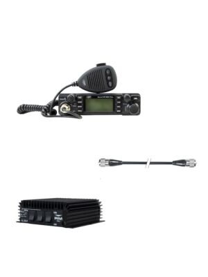 CB-Funkgeräte-Komplettpaket PNI Escort HP 9001 PRO, ASQ + RX-TX KL203P Verstärker, AM/FM/SSB, 100 W, 12 V und PNI R50 Kabel
