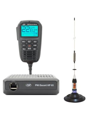 CB-Funkgerät-Komplettpaket PNI Escort HP 65 ASQ und CB-Antenne PNI ML70 mit Magnet