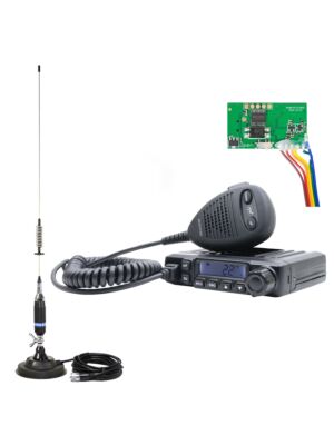 PNI Escort HP 6550 CB-Funkgerät und CB-Antenne mit Magnet