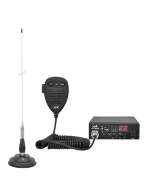 Kit CB-Funkgerät CBI ESCORT HP 8000L ASQ + CB PNI ML100 Antenne