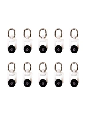 Set mit 10 Ringen PNI PT923I für Vorhangschiene, Vorhang PNI PT923
