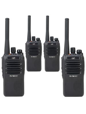 Kit mit 4 tragbaren PNI PMR-Radiosendern