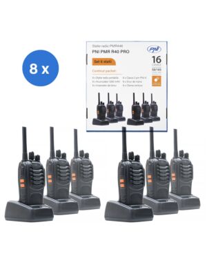 Bausatz von 6 tragbaren Radiostationen PNI PMR R40 PRO