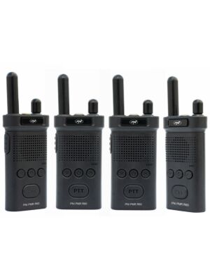 Kit mit 4 tragbaren Radiosendern