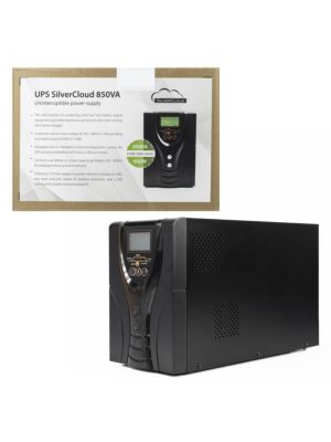 UPS SilverCloud 850VA mit sinusförmigem LCD-Bildschirm