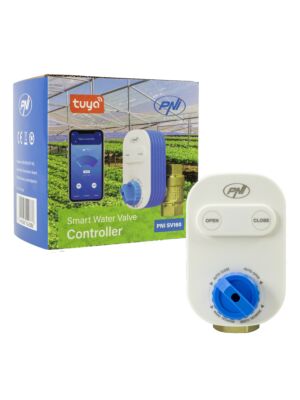 Intelligente Wasserventil PNI SV160 mit Wi-Fi, DN20, 3/4", Steuerung über die Tuya Smart App, kompatibel mit Amazon
