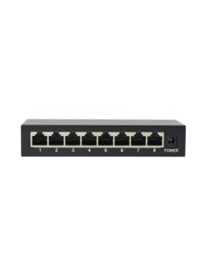 Switch PNI SW208 mit 8 Ports 10/100 Mbit/s, Metallgehäuse