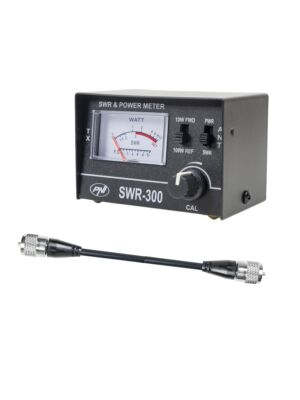 PNI SWR-300 PWR-SWR Meter Reflectometer Package, für SWR-Messungen und PNI R50 Anschlusskabel