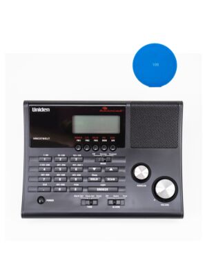 Uniden UBC370CLT Scanner-Kit + Klebepad Blau als Geschenk