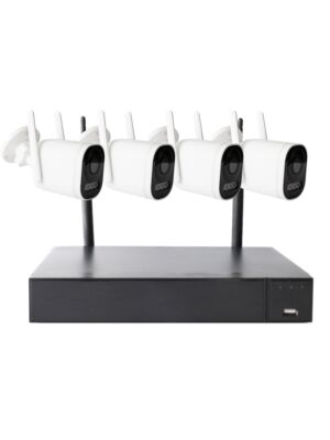Videoüberwachungsset PNI House WiFi662 NVR und 4 kabellose 2MP-Außenkameras
