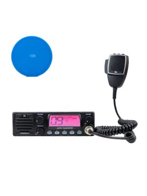 Paket Radio CB TTi TCB-900 EVO + Geschenk-Klebepad Blau