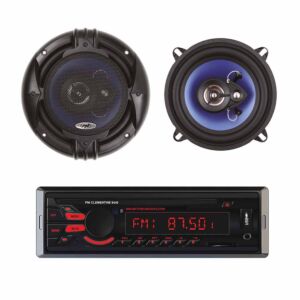 Radiopaket MP3 Car Player PNI Clementine 8440 4x45w + Koaxiale Autolautsprecher PNI HiFi650, 120W