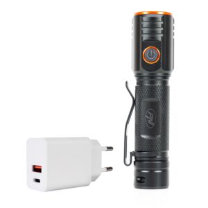 PNI Adventure F650 Taschenlampen-Kit und PNI CHG300 Netzteil