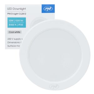 PNI D-Light CL2412 12W LED Deckenleuchte