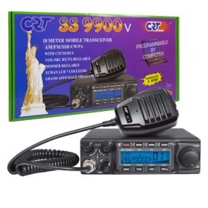 Amateurfunkstation CRT SS 9900V AM, FM, LSB, USB, CW 28-29,7Mhz, ASQ, DTMF, Roger Beep, 12V, CTCSS, DCS, programmierbar