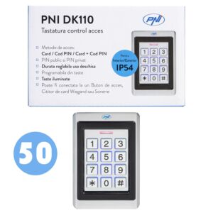 Schachtel mit 50 Stück PNI DK110 Zutrittskontrolltastatur