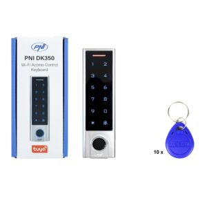 PNI DK350 Zutrittskontroll-Tastaturpaket mit Wi-Fi-Tuya-Anwendung und 10bc-Tag TEM01 125 kHz 64 Bit