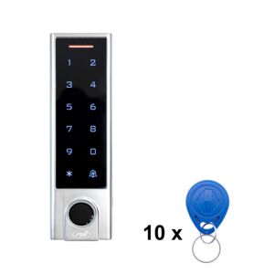 PNI DK350 Zutrittskontroll-Tastaturpaket mit Wi-Fi-Tuya-Anwendung und 10bc-Tag TEM01 125 kHz 64 Bit